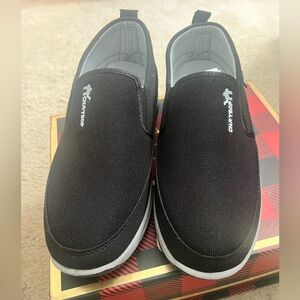 CNA-TROP Men's Orthopedic Slip-On Walking Shoes Black Size 45US Size 10.5 NWOT